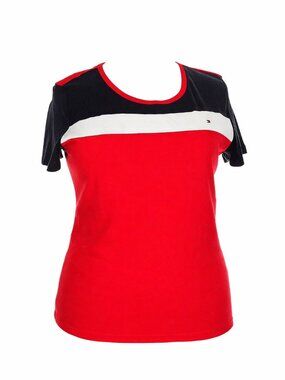 TOMMY HILFIGER RED T-SHIRT XXL